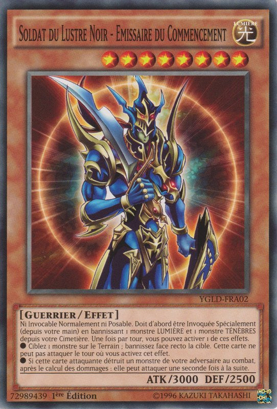 Soldat du Lustre Noir - Emissaire du Commencement : YGLD-FRA02 C