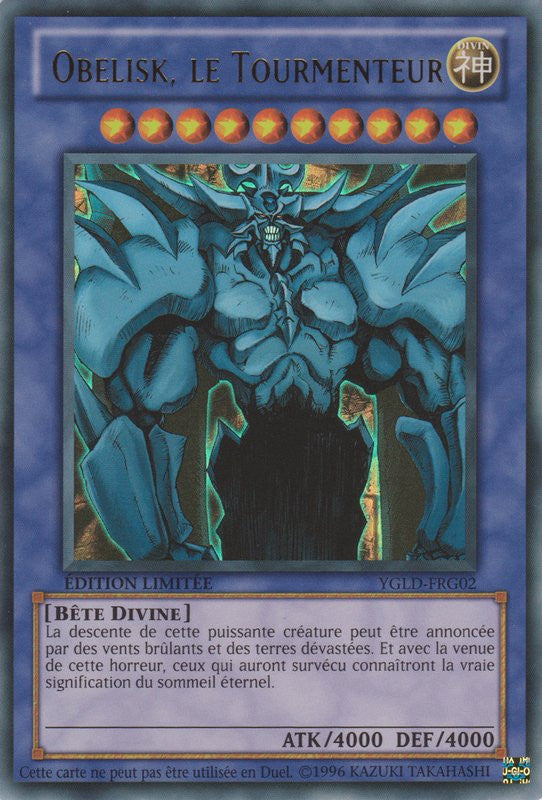 Obelisk, Le Tourmenteur : YGLD-FRG02 UR
