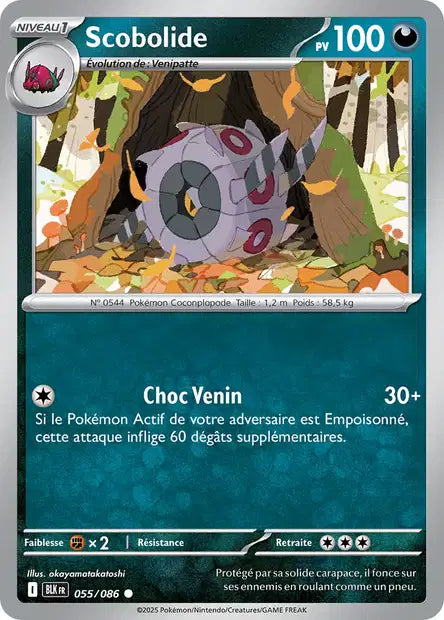 Scobolide (BLK 055) - Foudre Noire - Carte Pokémon EV10.5