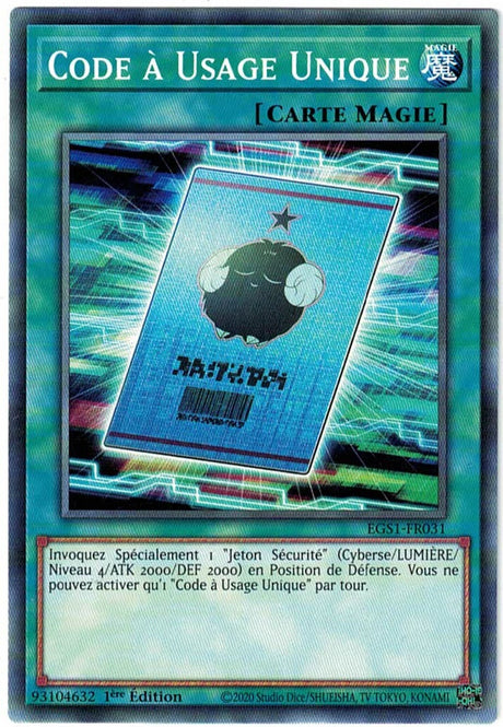 Code à Usage Unique : EGS1-FR031 C