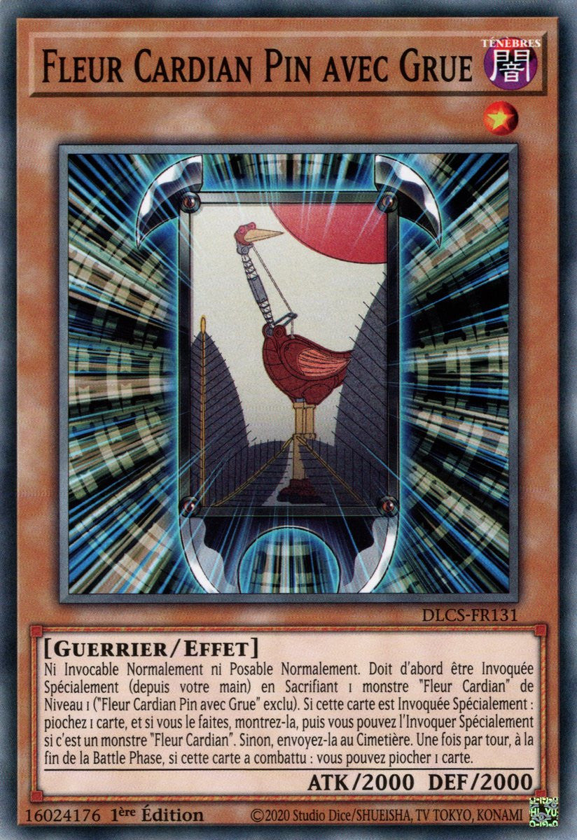 DLCS-FR131 Fleur Cardian Pin avec Grue