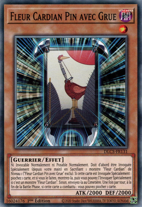 DLCS-FR131 Fleur Cardian Pin avec Grue