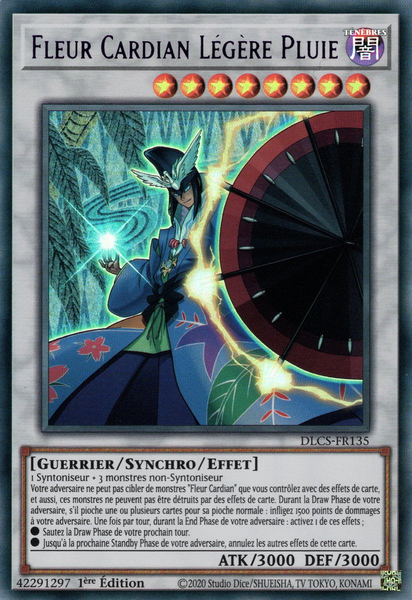 DLCS-FR135 Fleur Cardian Légère Pluie (Violet)