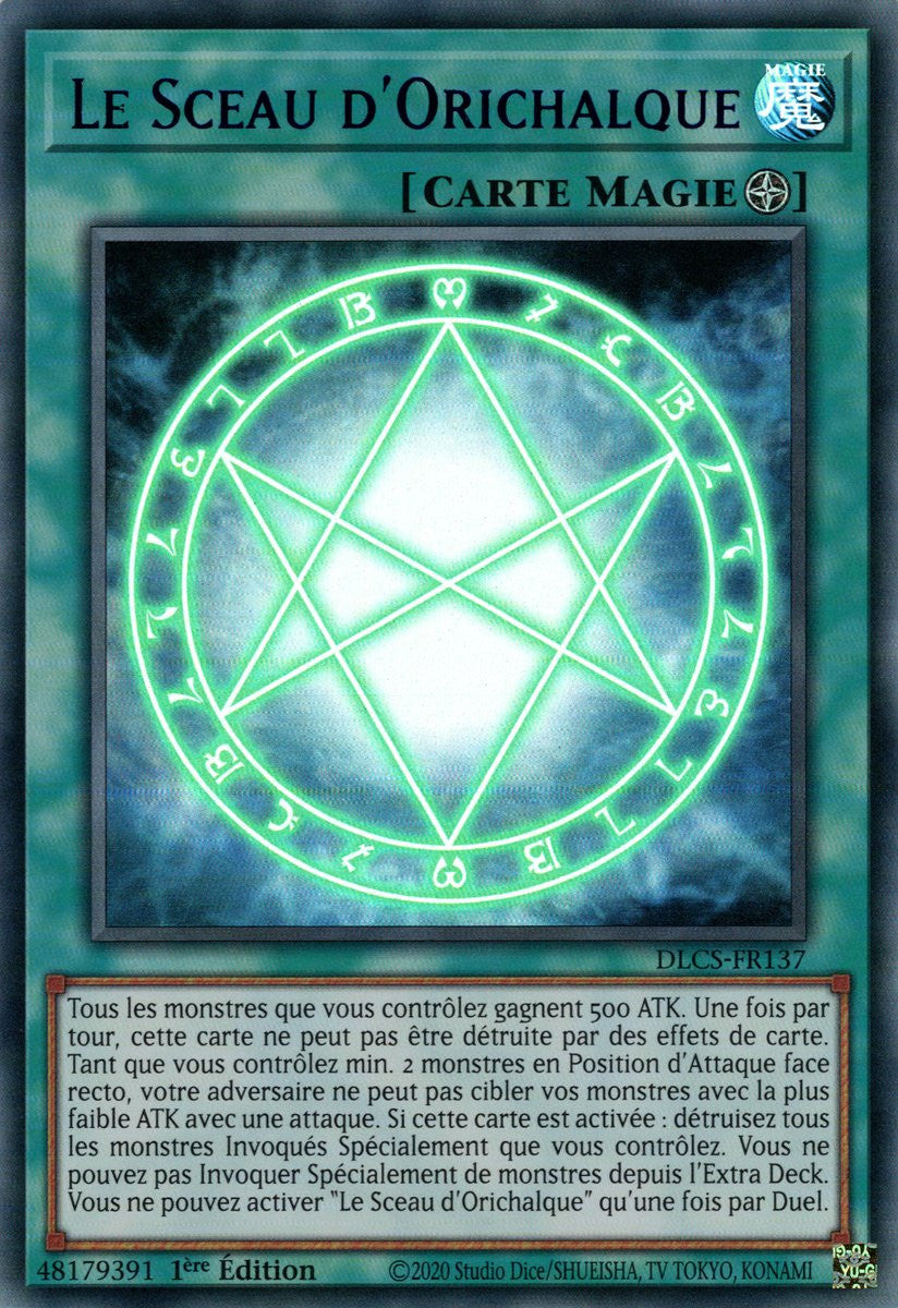 DLCS-FR137 Le Sceau d'Orichalque (Bleu)