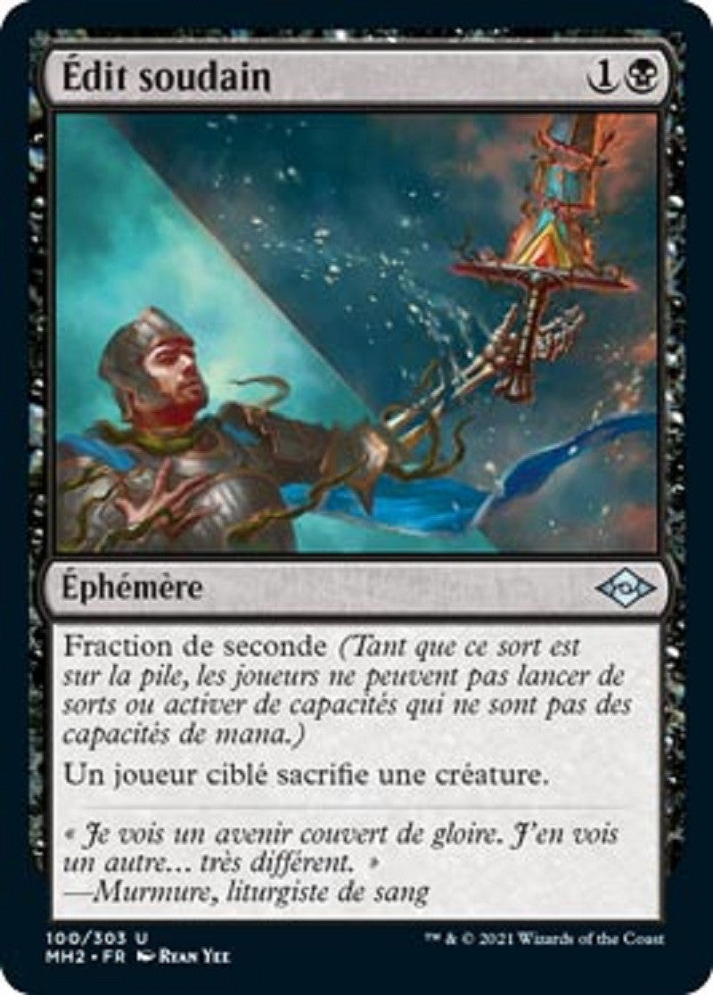 Édit soudain : MH2 100/303 U
