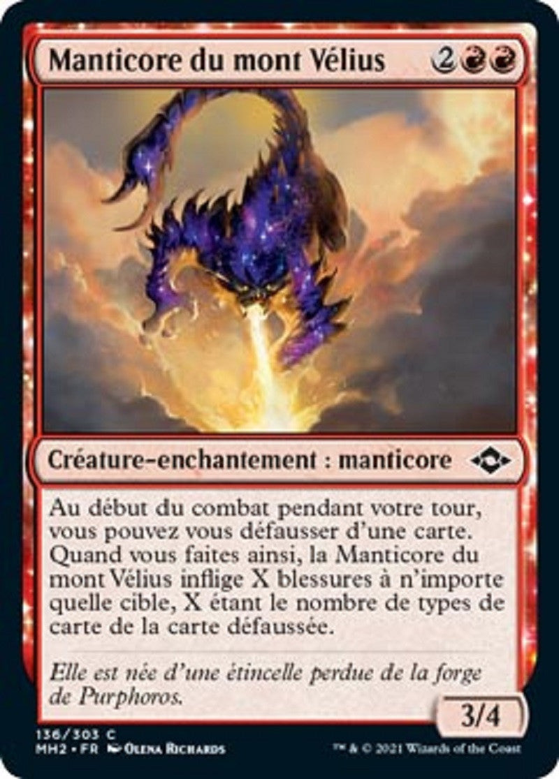 Manticore du mont Vélius : MH2 136/303 C