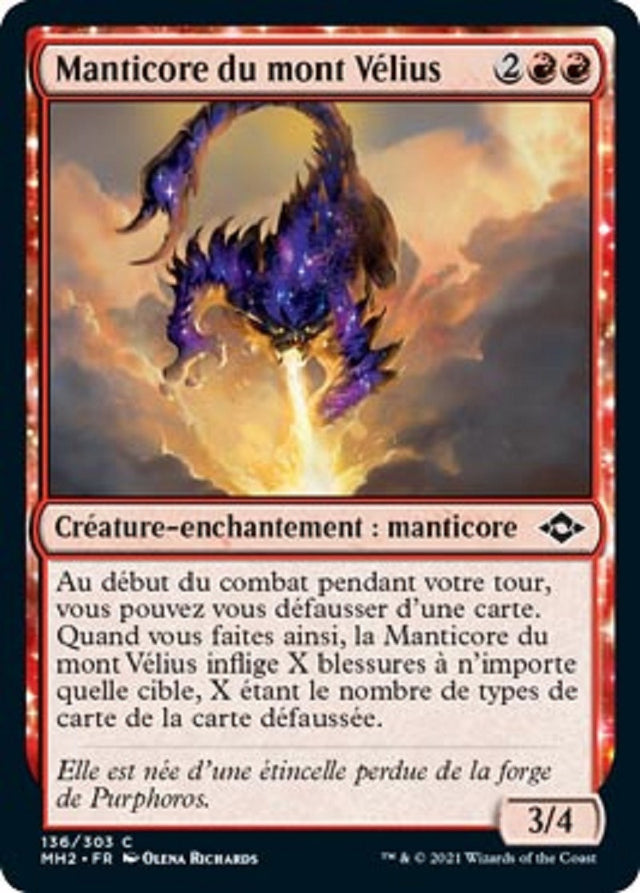 Manticore du mont Vélius : MH2 136/303 C