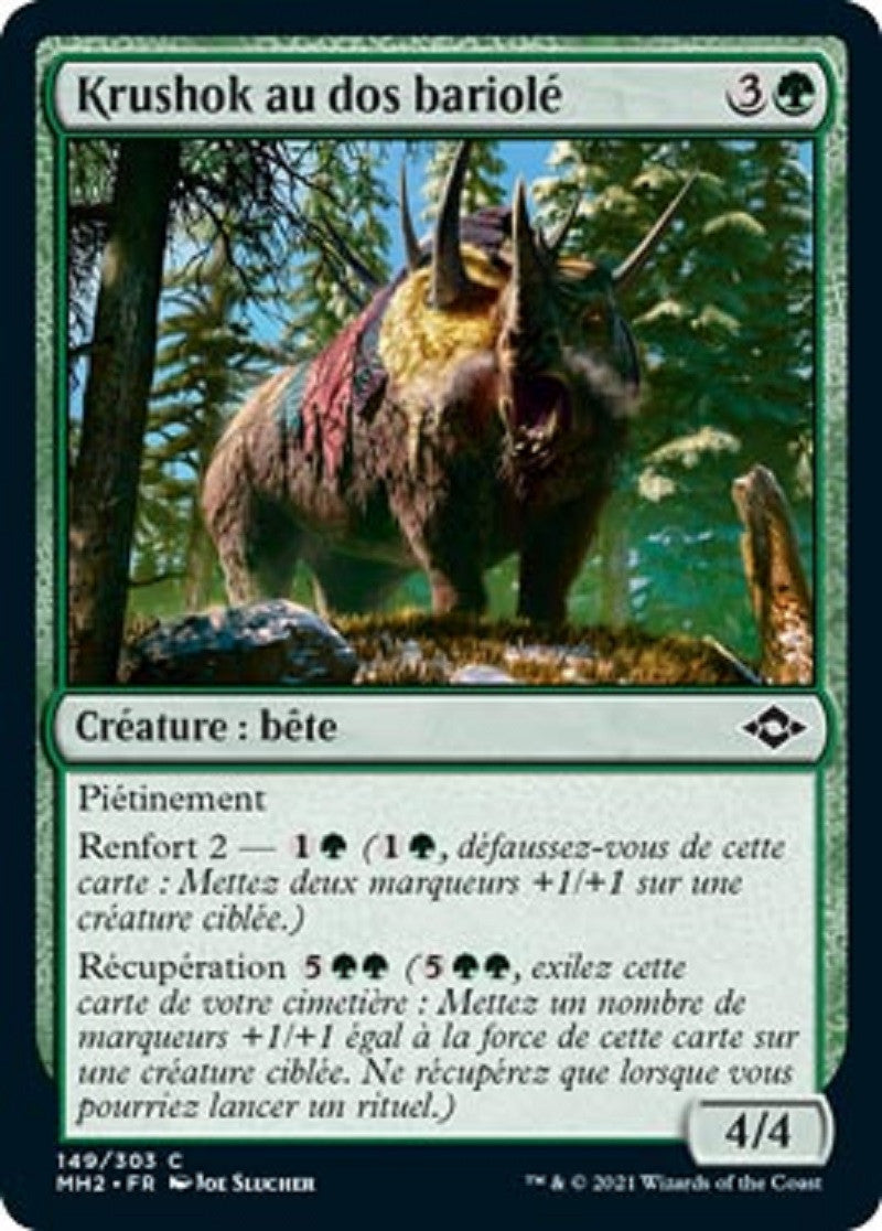 Krushok au dos bariolé : MH2 149/303 C