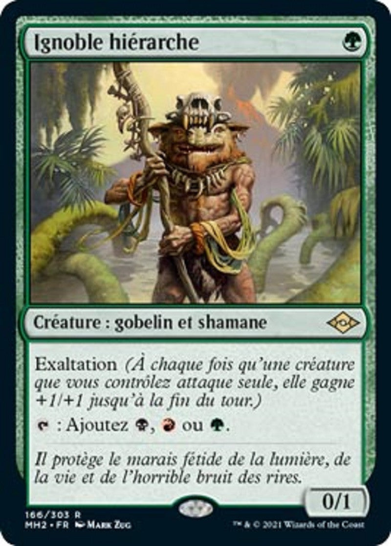 Ignoble hiérarche : MH2 166/303 R