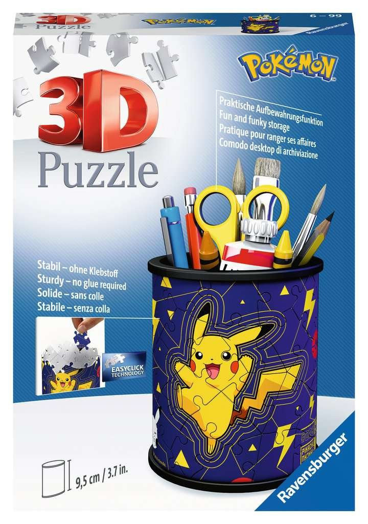 Pokémon - Puzzle 3D 54 pièces - Pot à Crayon