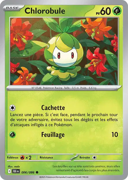 Chlorobule (BLK 006) - Foudre Noire - Carte Pokémon EV10.5