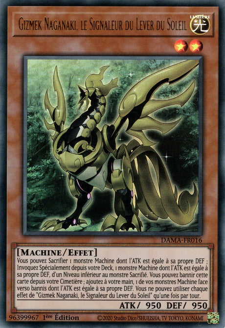 Gizmek Naganaki, le Signaleur du Lever du Soleil : DAMA-FR016 UR