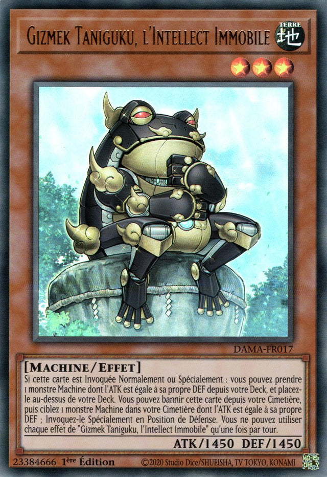 Gizmek Taniguku, l'Intellect Immobile : DAMA-FR017 UR