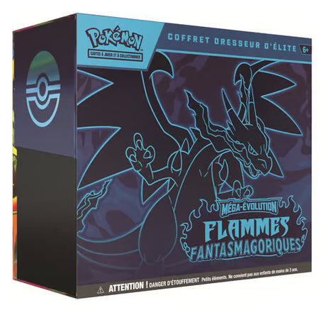 Pokémon - ETB Coffret Dresseur d'Élite ME02 - Méga-Évolution : Flammes Fantasmagoriques : Dracaufeu - DracauGames