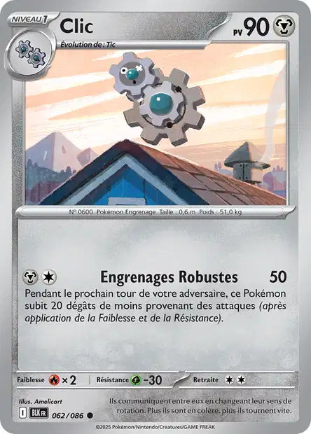 Clic (BLK 062) - Foudre Noire - Carte Pokémon EV10.5