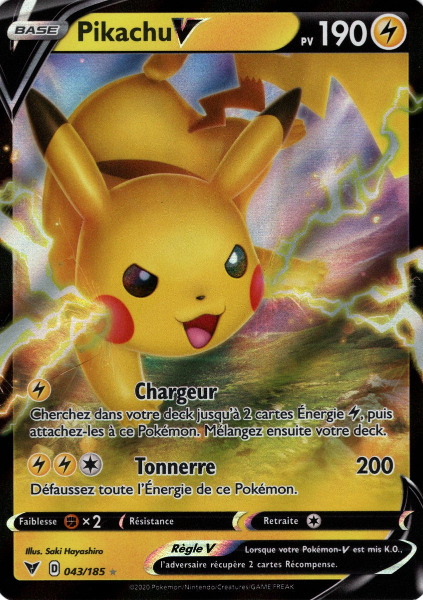 Pikachu V - 043/185 - EB04