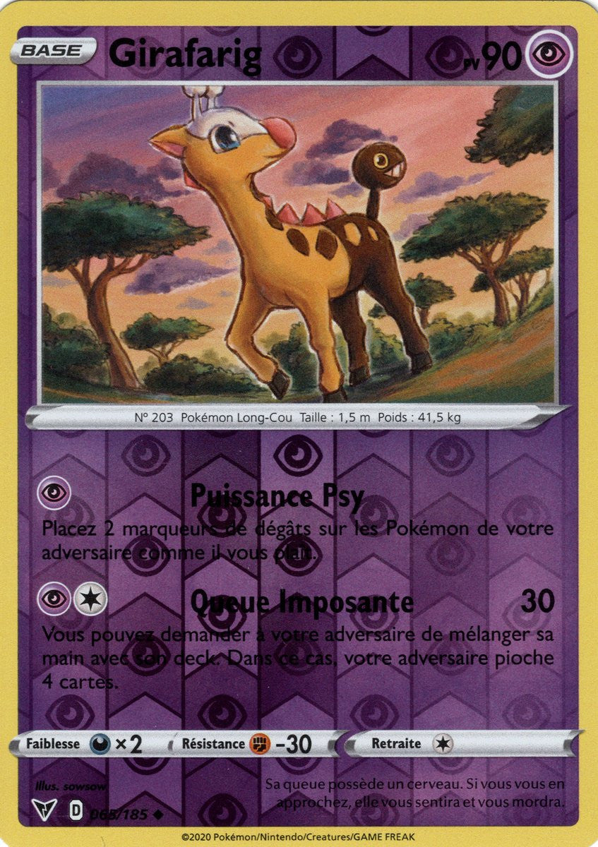 Girafarig Reverse - 065/185 R - EB04