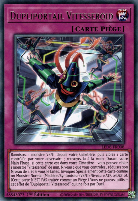 Dupliportail Vitesseroid : LED8-FR008 R