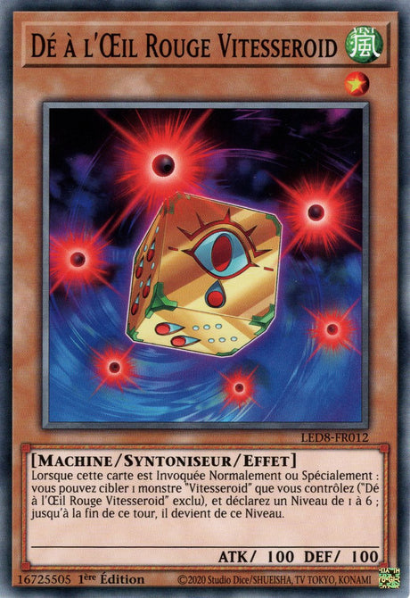 Dé à l'Œil Rouge Vitesseroid : LED8-FR012 C