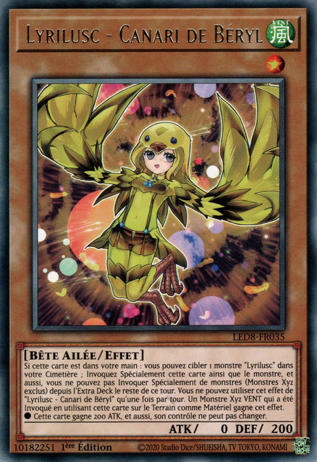 Lyrilusc - Canari de Béryl : LED8-FR035 R