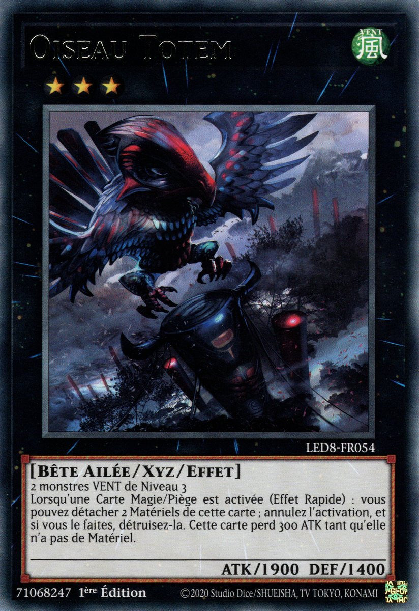 Oiseau Totem : LED8-FR054 R