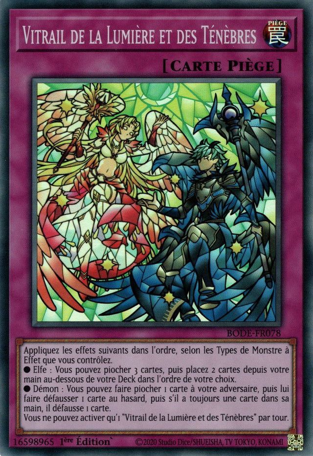 Vitrail de la Lumière et des Ténèbres - BODE-FR078 SR