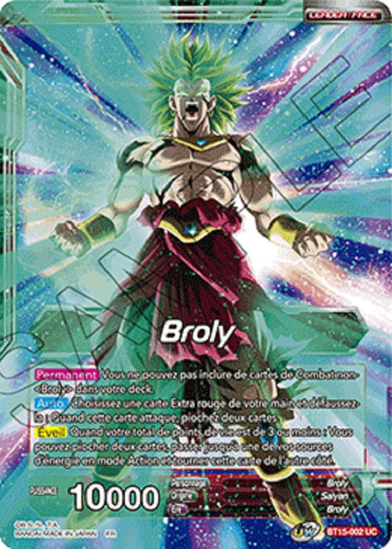 Dragon Ball Super - B15 - Broly // Broly SS, le Retour du Démon : BT15-002