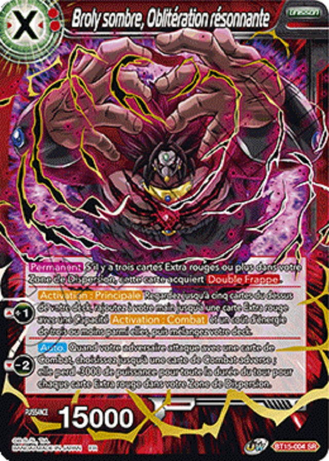 Dragon Ball Super - B15 - Saiyan Showdown - Broly sombre, Oblitération résonnante : BT15-004