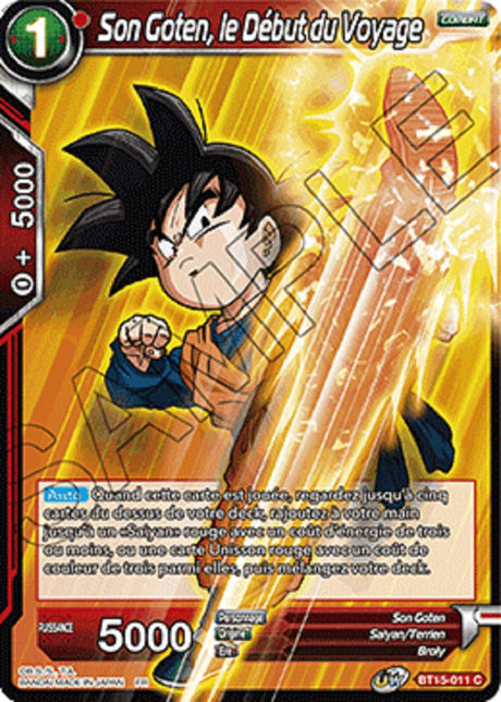 Dragon Ball Super - B15 - Saiyan Showdown - Son Goten, le Début du Voyage : BT15-011