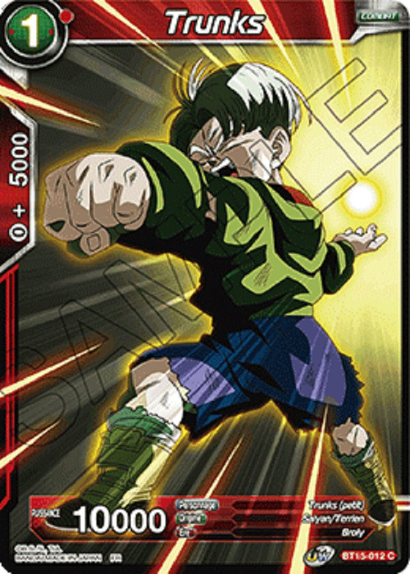Dragon Ball Super - B15 - Saiyan Showdown - Trunks : BT15-012