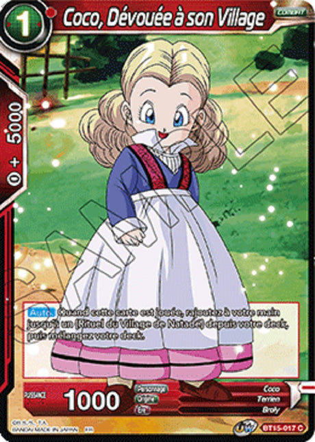 Dragon Ball Super - B15 - Saiyan Showdown - Coco, Dévouée à son Village - BT15-017
