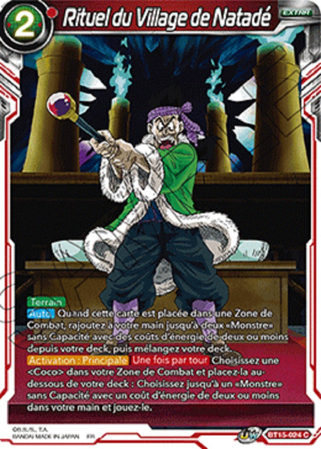 Dragon Ball Super - B15 - Saiyan Showdown - Rituel du Village de Natadé - BT15-024