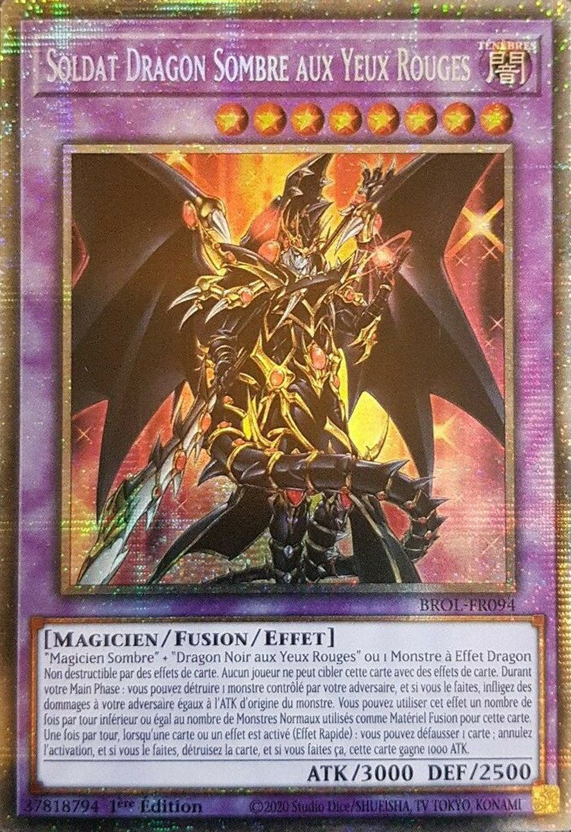 Soldat Dragon Sombre aux Yeux Rouges - BROL-FR094 (Starlight - STR)