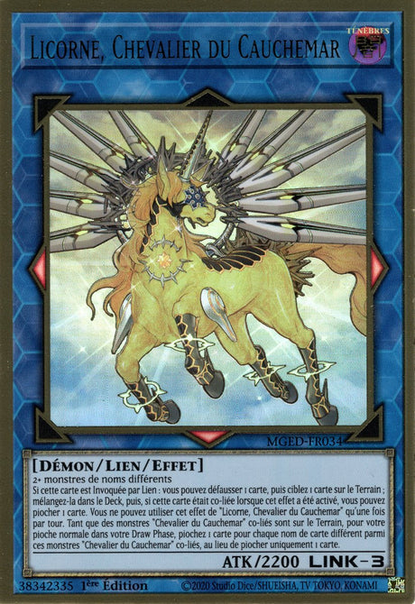 Licorne, Chevalier du Cauchemar : MGED-FR034 (V.1) (PGR)
