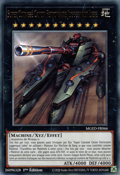 Super Cuirassé Canon Ferroviaire Juggernaut Liebe : MGED-FR066 (R)