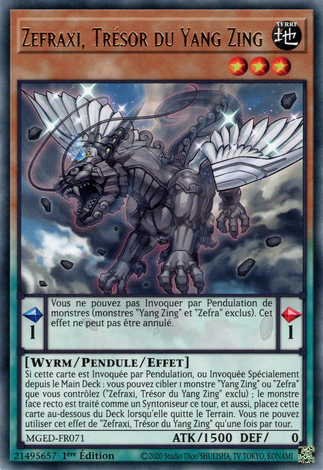 Zefraxi, Trésor du Yang Zing : MGED-FR071 (R)
