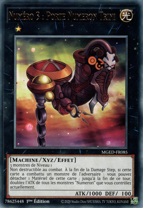 Numéro 3 : Porte Numeron Trini : MGED-FR085 (R)