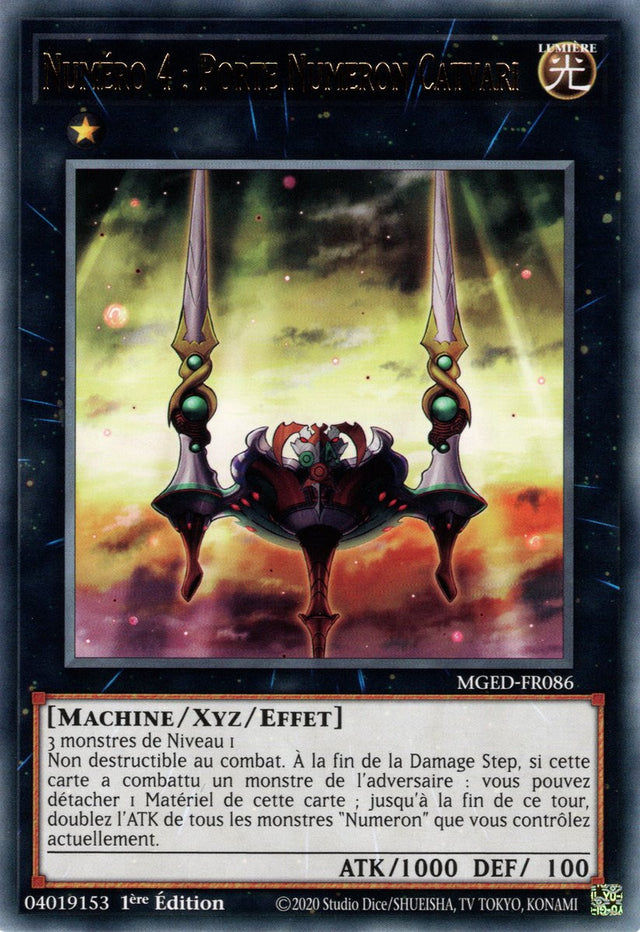 Numéro 4 : Porte Numeron Catvari : MGED-FR086 (R)