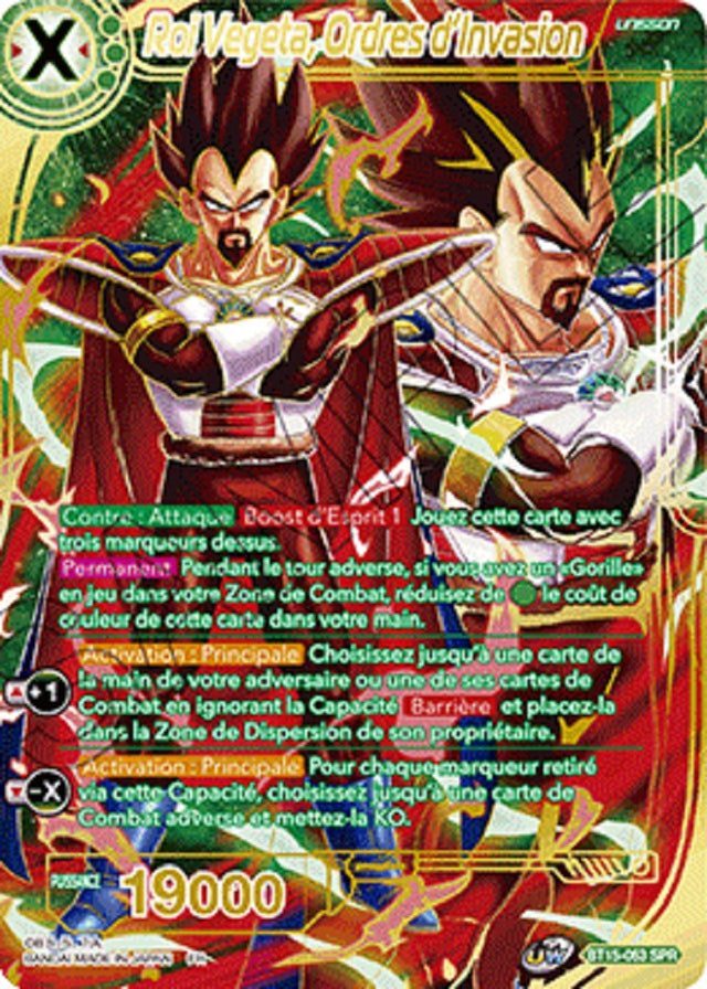 Roi Végéta, Ordres d'Invasion : BT15-063 (SPR)