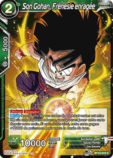 Son Gohan, Frénésie enragée : BT15-072