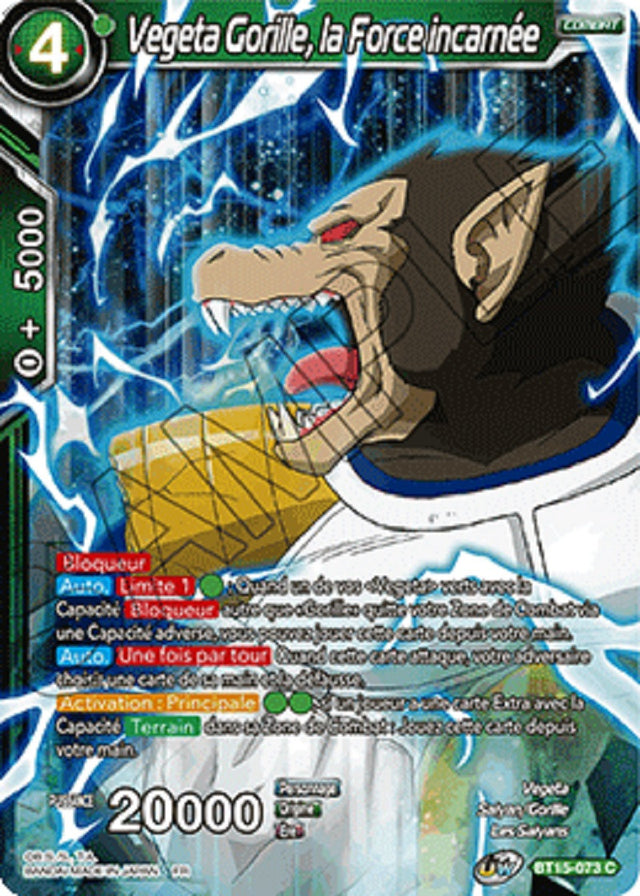 Vegeta Gorille, la Force incarnée : BT15-073