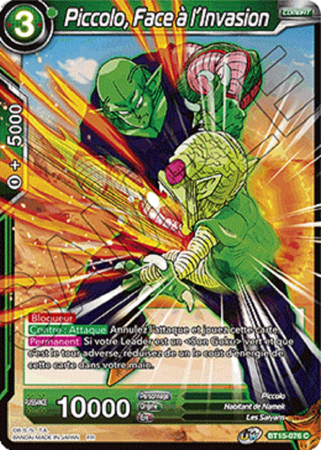 Piccolo, Face à l'Invasion : BT15-076
