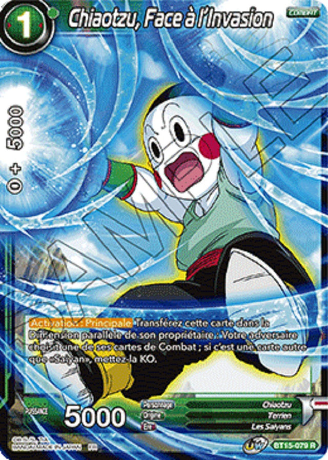 Chiaotzu, Face à l'Invasion : BT15-079