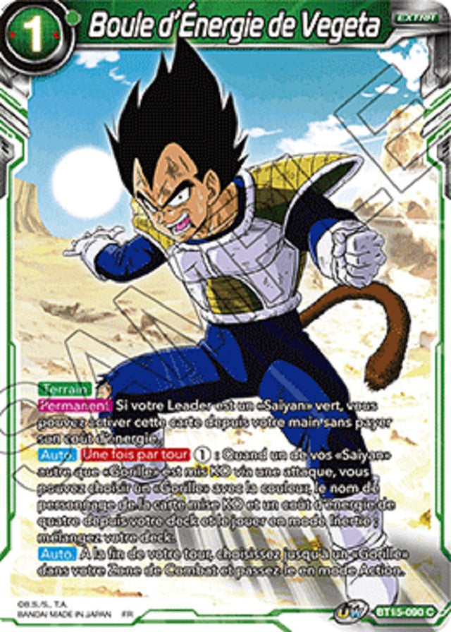Boule d'Énergie de Vegeta : BT15-090