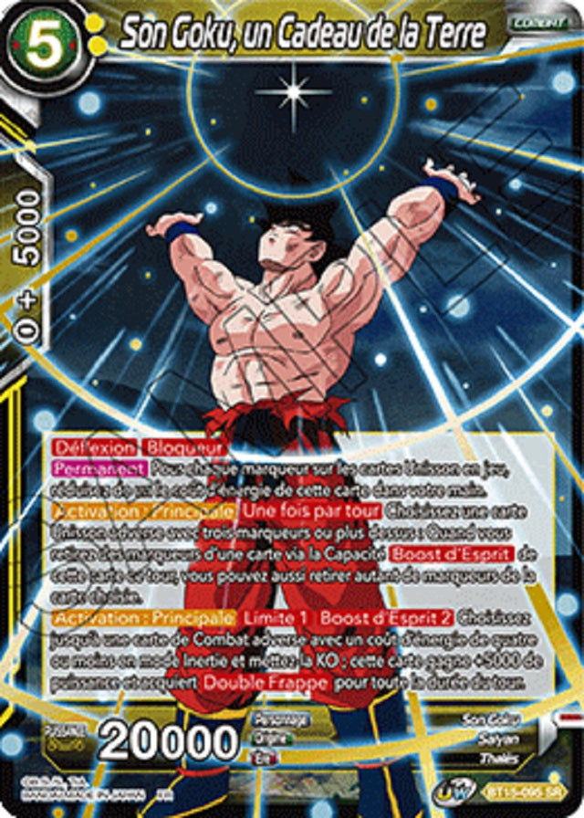 Son Goku, un Cadeau de la Terre : BT15-095 (SR)