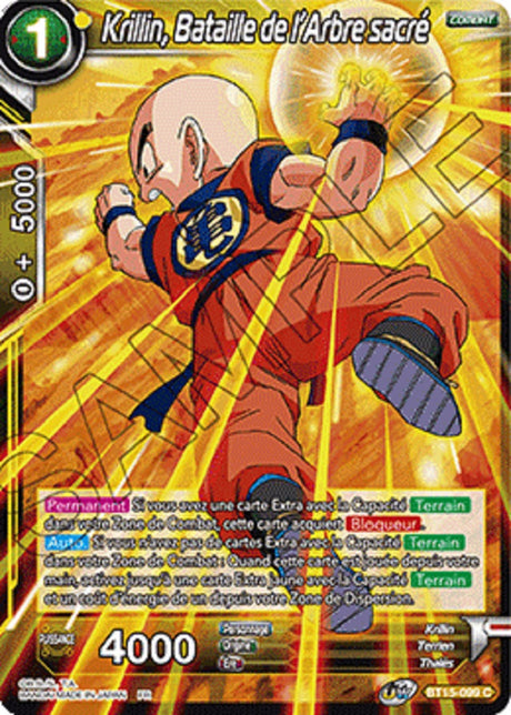 Krillin, Bataille de l'Arbre sacré : BT15-099