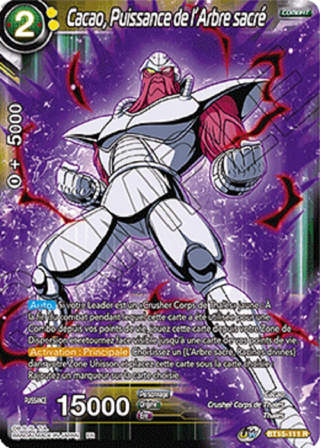 Cacao, Puissance de l'Arbre sacré : BT15-111