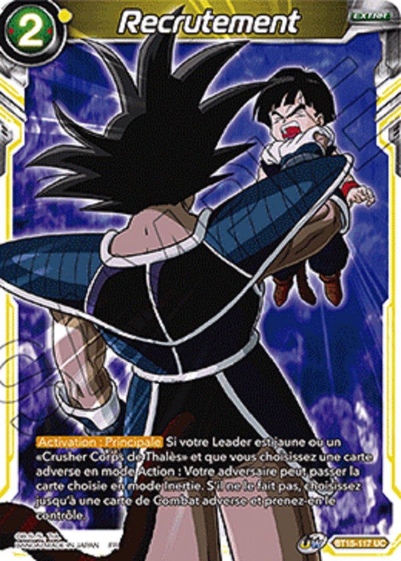 Recrutement : BT15-117