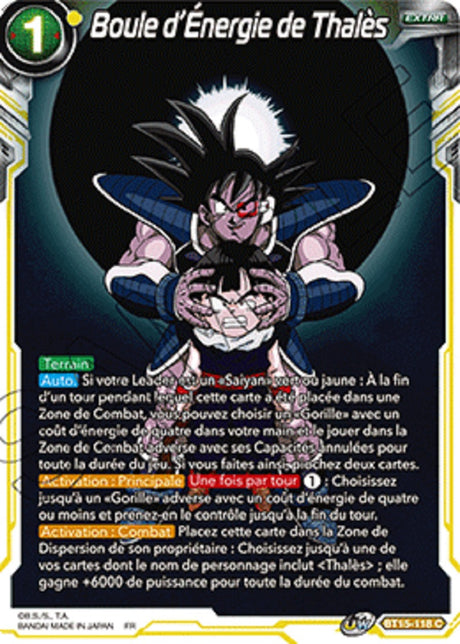 Boule d'Énergie de Thalès : BT15-118