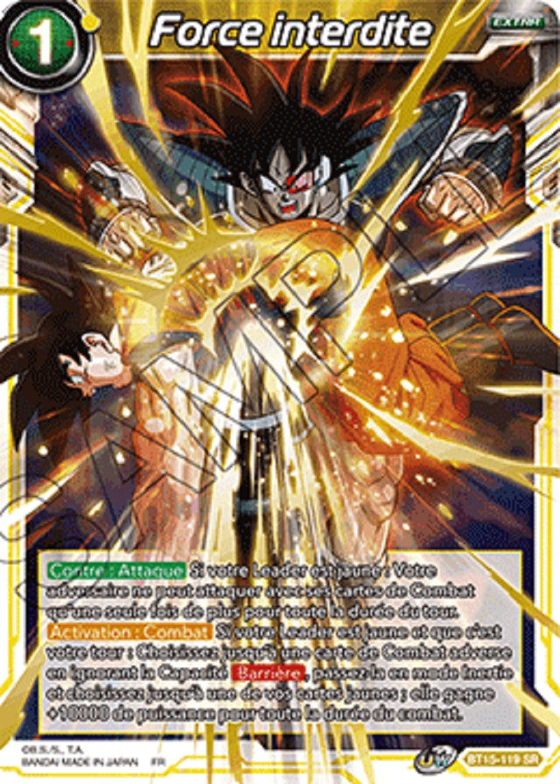 Force interdite : BT15-119 (SR)